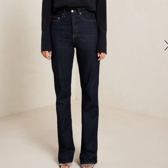 A.L.C. Charlie Jean in Raw Denim - Picture 2 of 3